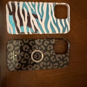 Kate Spade Zebra and Leopard Phone Case Set